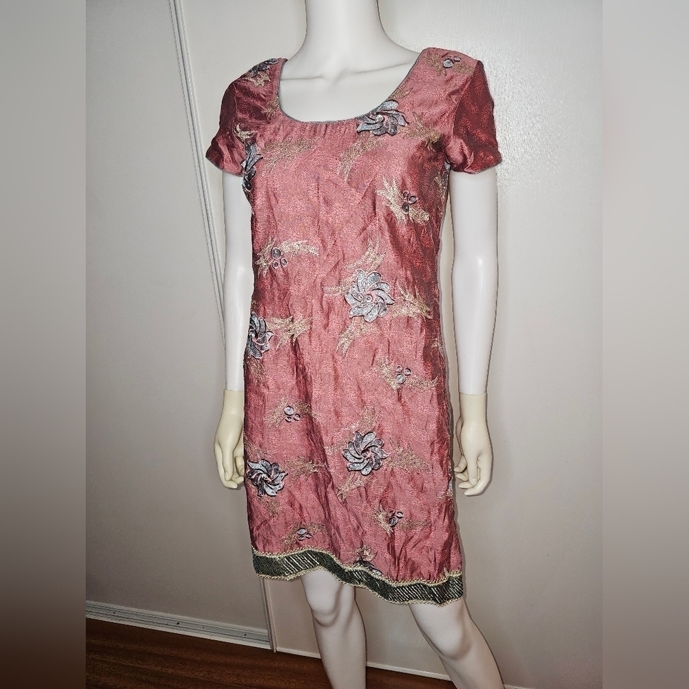 Women's Indian Pakistani Asian Wedding Casual Gararah Dress/Top Embroidered